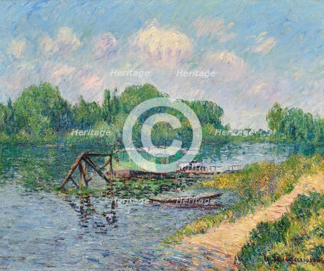 Lavoir sur la Seine à Herblay, 1906. Creator: Loiseau, Gustave (1865-1935).