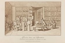 Lavoisier in his laboratory, Early 19th cen.