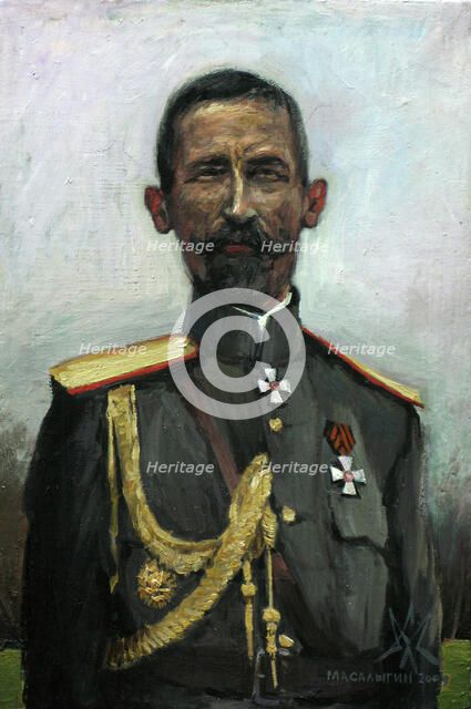 Lavr Georgiyevich Kornilov, 2009. Artist: Masalygin, Sergey Lvovich  