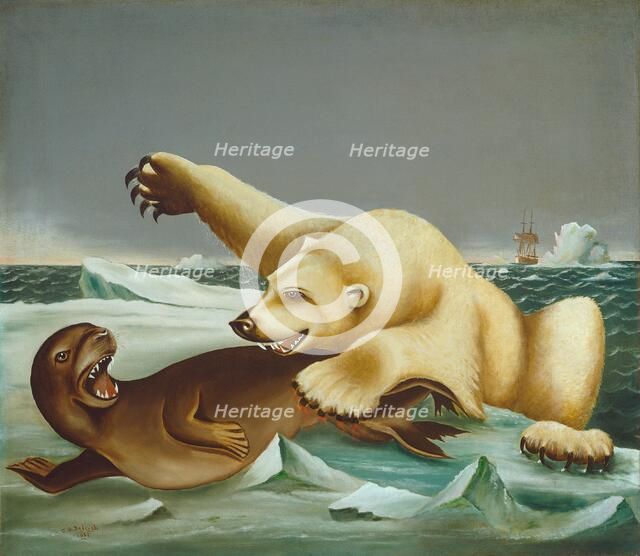 Law of the Wild, 1881. Creator: Charles S. Raleigh.