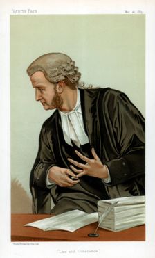 Law and Conscience 1883.Artist: Verheyden