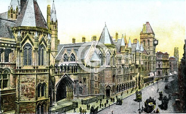 Law Courts, London, 20th Century. Artist: Unknown