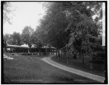 Lawn at Hyde Manor, Green Mountains, between 1900 and 1906. Creator: Unknown