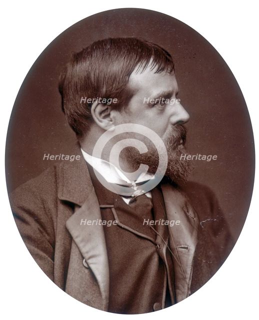 Lawrence Alma-Tadema, artist and Royal Academician, 1881. Creator: Lock & Whitfield.