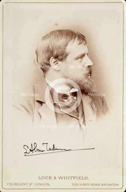 Lawrence Alma-Tadema RA, c1870s. Creator: Lock & Whitfield.