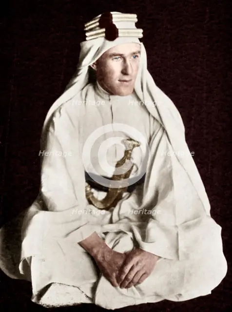 Lawrence of Arabia, early 20th century.  Artist: Unknown.