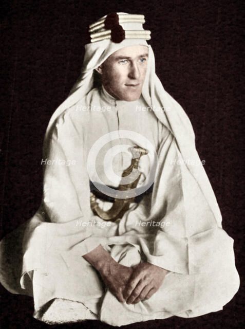 Lawrence of Arabia, early 20th century.  Artist: Unknown.