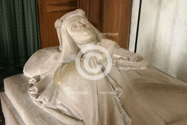 Lawrence of Arabia effigy, St Martin's Church, Wareham, Dorset.  Creator: Peter Thompson.