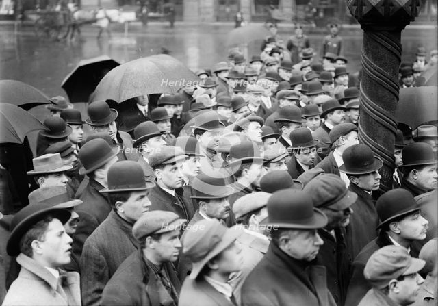 Lawrence strike meeting, New York, (1912?). Creator: Bain News Service.