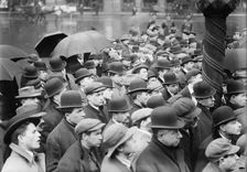 Lawrence strike meeting, New York, (1912?). Creator: Bain News Service