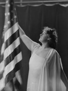 Lawton, Mary, Miss, portrait photograph, 1915. Creator: Arnold Genthe