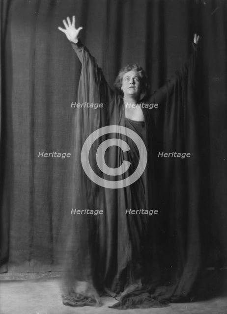 Lawton, Mary, Miss, portrait photograph, 1915. Creator: Arnold Genthe.