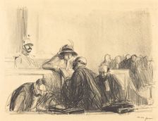 Lawyer Talking to His Client, 1915. Creator: Jean Louis Forain