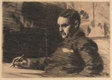 Lawyer Wade, 1890. Creator: Anders Zorn (Swedish, 1860-1920)