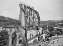 Laxey Wheel, Isle of Man c1896. Artist: Chester Vaughan