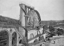 Laxey Wheel, Isle of Man c1896. Artist: Chester Vaughan