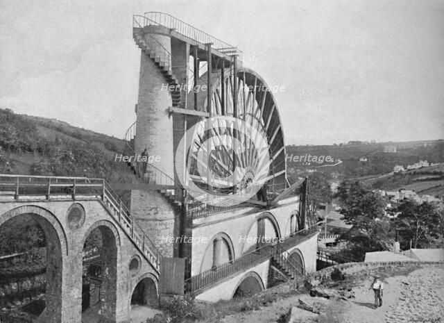 'Laxey Wheel, Isle of Man', c1896. Artist: Chester Vaughan.