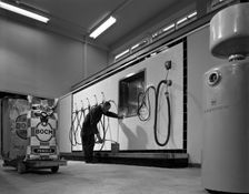 Laycock lubrication plant at BOCM Animal feeds, Selby, North Yorkshire, 1962. Creator: Michael Walters