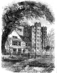 Layer Marney Tower, Essex, visited by the Essex Archaeological Society..., 1862. Creator: Unknown