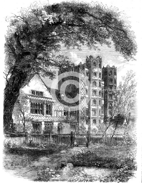 Layer Marney Tower, Essex, visited by the Essex Archaeological Society..., 1862.  Creator: Unknown.