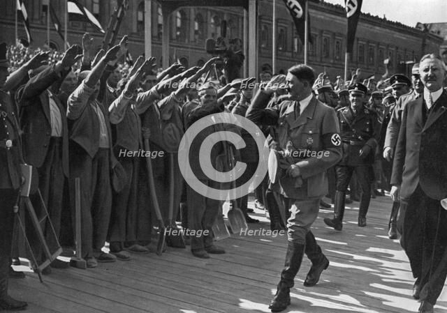 Laying of the foundation stone of the Reichsbank, Berlin, Germany, 5 May 1934. Artist: Unknown