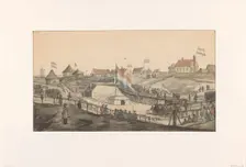 Laying of the foundation stone for the Willems lock, 6 May 1820, (1820). Creator: Gerrit Lamberts