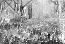 Laying the foundation-stone of the Merchant Seamen's Orphan Asylum, by the Prince Consort..., 1861. Creator: Unknown