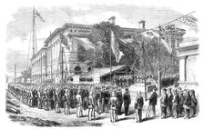 Laying the Foundation-Stone of the new Masonic Temple at Shanghai, 1865. Creator: Unknown