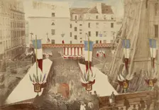 Laying the foundation stone of the Sorbonne, about 1883. Creator: Unknown