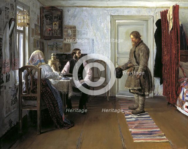 'Layoff', 1890.  Artist: Ivan Pavlov