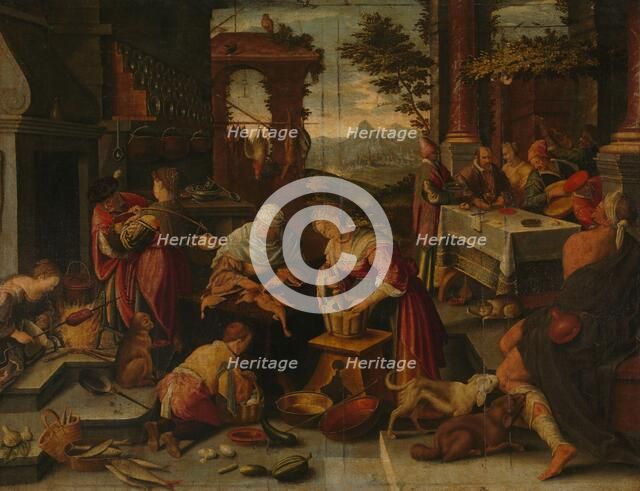 Lazarus and the Rich Man, 1544-1700. Creator: Unknown.