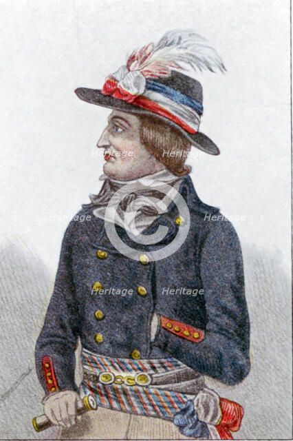 Lazare Nicolas Marguerite Carnot, French revolutionary. Artist: Unknown