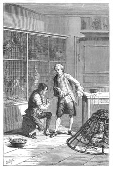 Lazaro Spallanzani, 18th century Italian naturalist and biologist, 1874