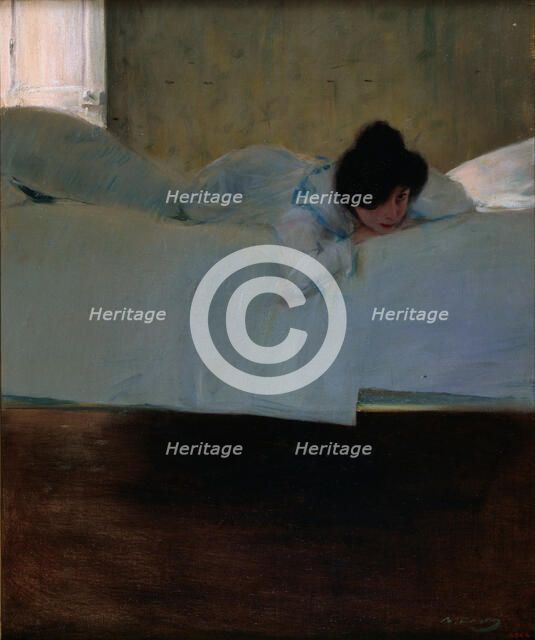 Laziness. Artist: Casas, Ramon (1866-1932)