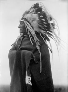 Lazy Boy, Indian Chief, 1914. Creator: Harris & Ewing
