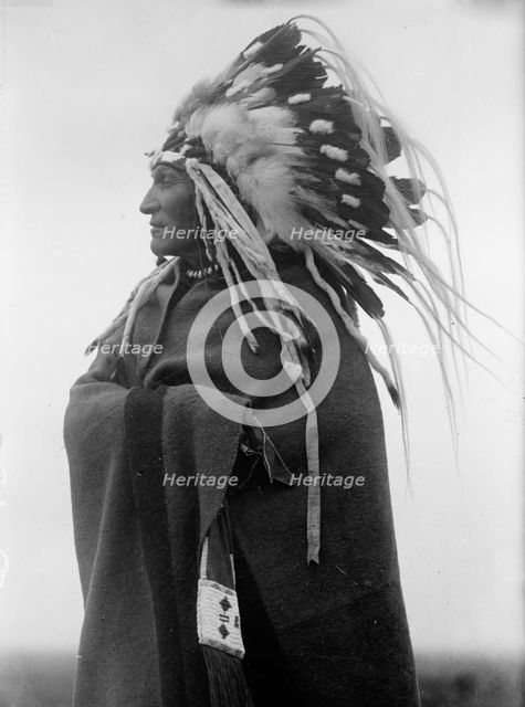 Lazy Boy, Indian Chief, 1914. Creator: Harris & Ewing.