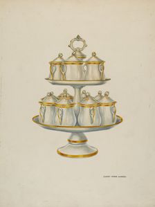 Lazy Susan, c. 1940. Creator: Harry Mann Waddell