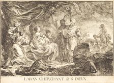 Laban cherchant ses dieux, 1753. Creator: Gabriel de Saint-Aubin