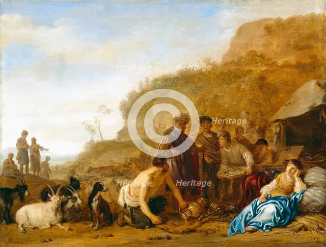 Laban Searching for His Gods, 1647. Creator: Claes Cornelisz. Moeyaert.