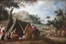 Laban Searching for his Stolen Household Gods, c. 1665-1670. Creator: Bartolomé Esteban Murillo (Spanish, 1617-1682)