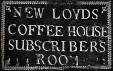 Label of Arrival and Loss Book, 1774 (1928)