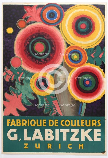 Labitzke Colour Paints Zürich, 1916. Creator: Praetere, Jules de (1879-1947).