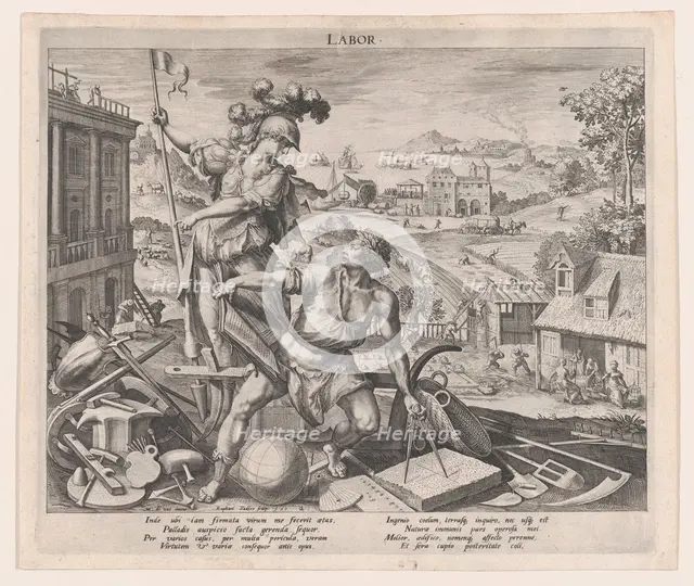 Labor, 1591. Creator: Raphael Sadeler.