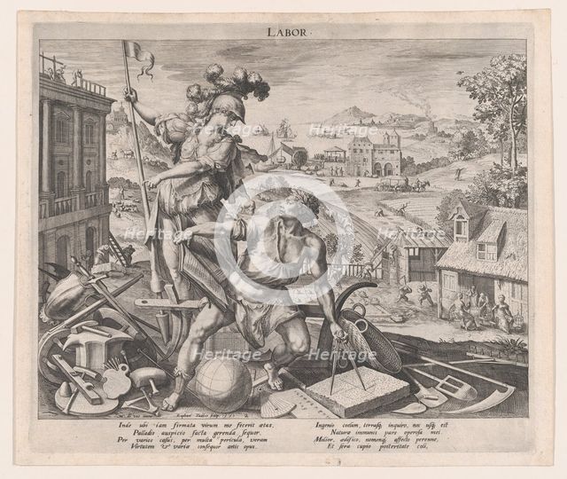 Labor, 1591. Creator: Raphael Sadeler.
