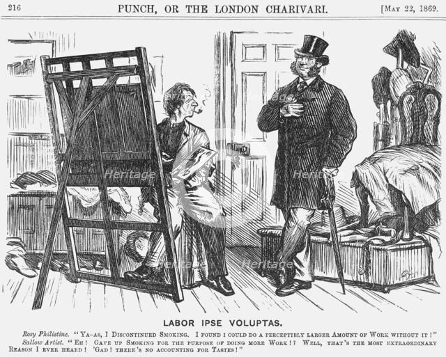 'Labor Ipse Voluptas', 1869. Artist: Charles Samuel Keene