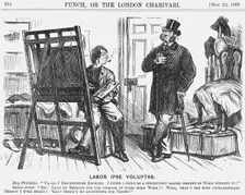 Labor Ipse Voluptas 1869. Creator: Charles Samuel Keene