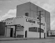 Labor Temple, Tucson, Arizona, 1937. Creator: Dorothea Lange