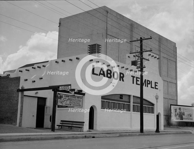 Labor Temple, Tucson, Arizona, 1937. Creator: Dorothea Lange.