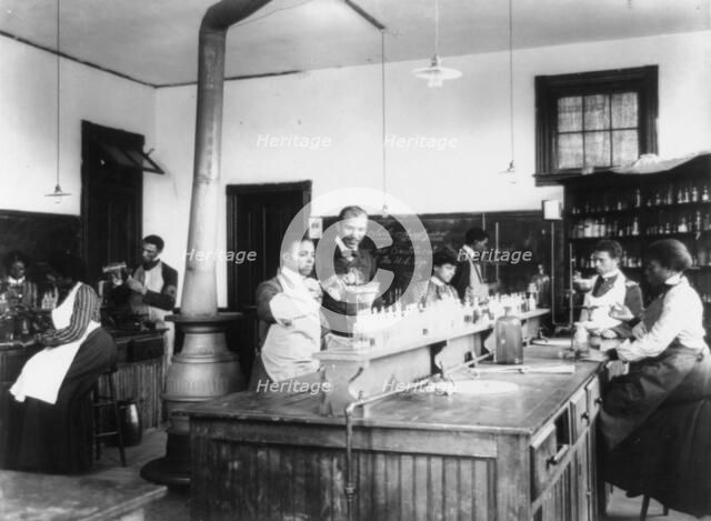 Laboratory at Tuskegee Institute, Alabama, 1902. Creator: Frances Benjamin Johnston.