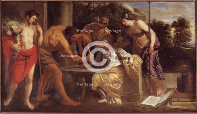 Labore et Constantia, 1640. Creator: Quellinus, Erasmus, the Younger (1607-1678).